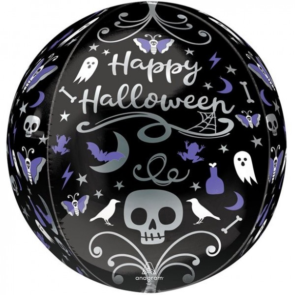 Halloween Orbz Ballong Moonlight 40cm