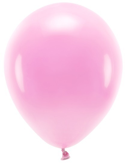 100 balonów eco pastelowych różowych 30cm