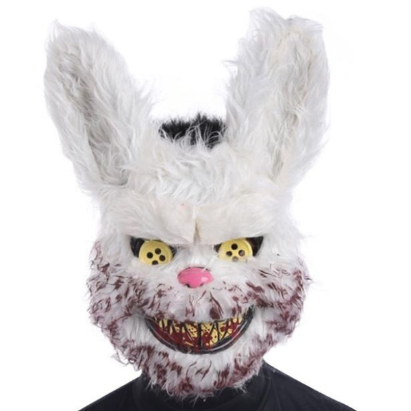 Horror kanin maske 33cm