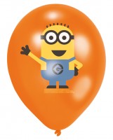 Anteprima: 6 Funny Minion Balloons 27,5 cm
