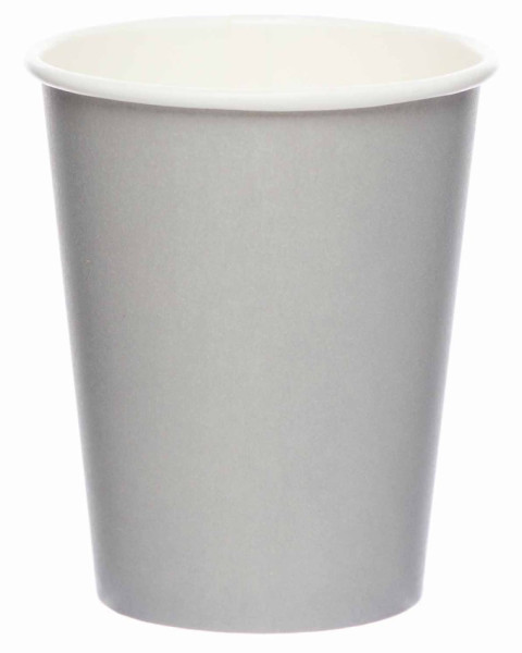 8 Stone Gray paper cups 227ml