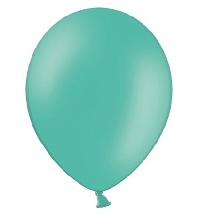 20 feststjärnballonger akvamarin 23cm