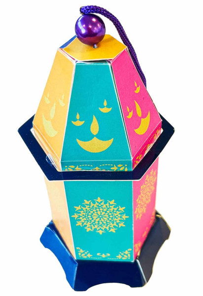 Diwali LED-lantaarn 7cm x 13cm