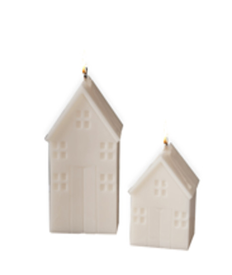 2 świece figurowe - Biały Dom