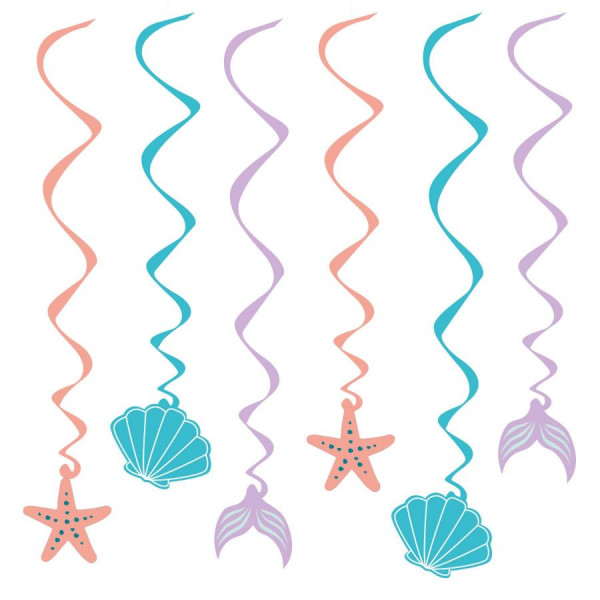 6 crochets de plafond Mermaid Dream