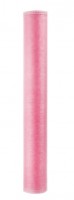 Vorschau: Gesäumter Organza Juna rosé 9m x 38cm