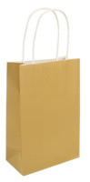 Bolsa de regalo de papel dorado