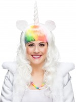 Preview: White unicorn wig