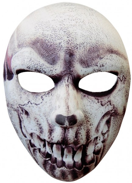 Scary fabric mask skull