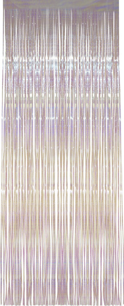 Shimmering curtain in white 91 x 244cm