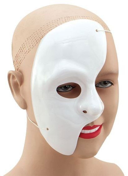 Máscara fantasma blanca