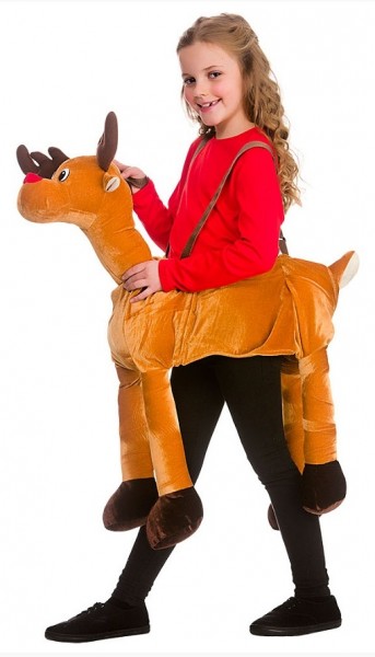 Reindeer riding costume for children