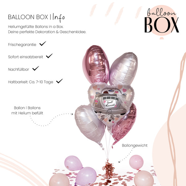 Heliumballon in der Box Weddingcar 3