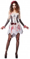 Rachsüchtiges Zombiebraut Alma Kostüm