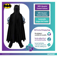 Vista previa: Disfraz de batman para niño reciclado