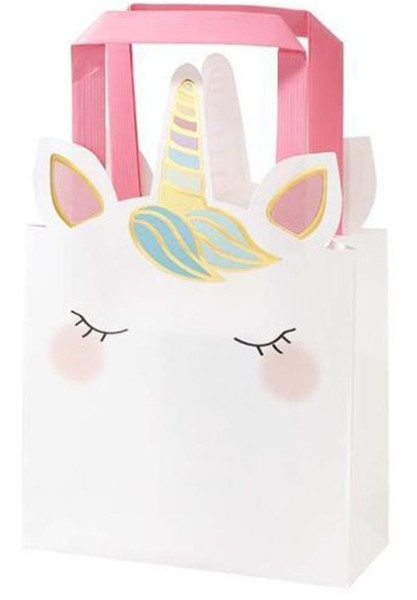 6 Blushing Unicorn gift bags
