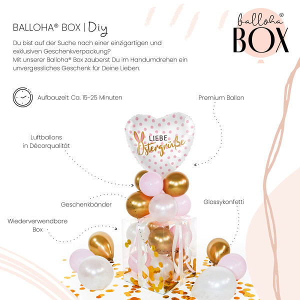 Balloha Geschenkbox DIY Liebe Ostergrüße XL 3
