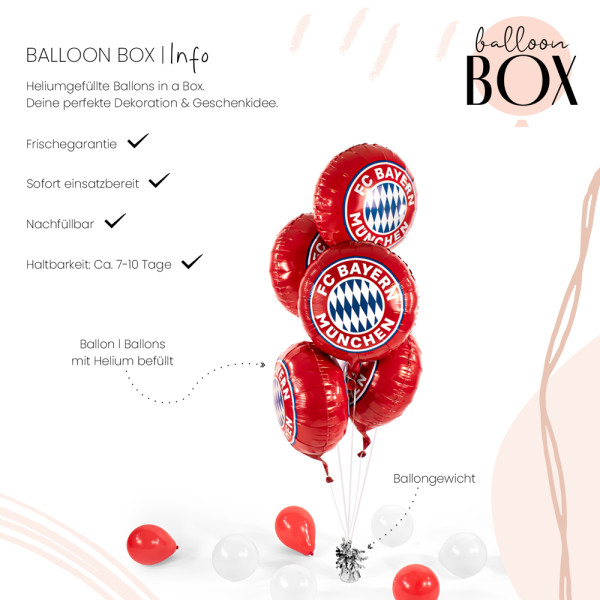 Heliumballon in a Box FC Bayern München 3