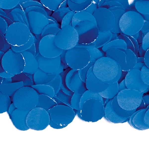 Papieren confetti in blauw 100g