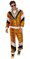 Preview: 80's Tiger tracksuit for adults