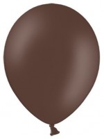 Anteprima: 50 palloncini in lattice marrone cacao 30 cm