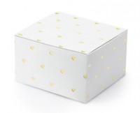 Widok: 10 pudełek prezentowych złote serce
