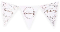 Your baptism pennant chain pink 3.7m