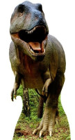 Tyrannosaurus Rex kartonnen uitsparing 1.86m