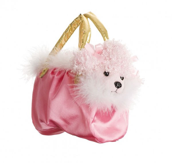 Pink It Girl Bag With Poodle