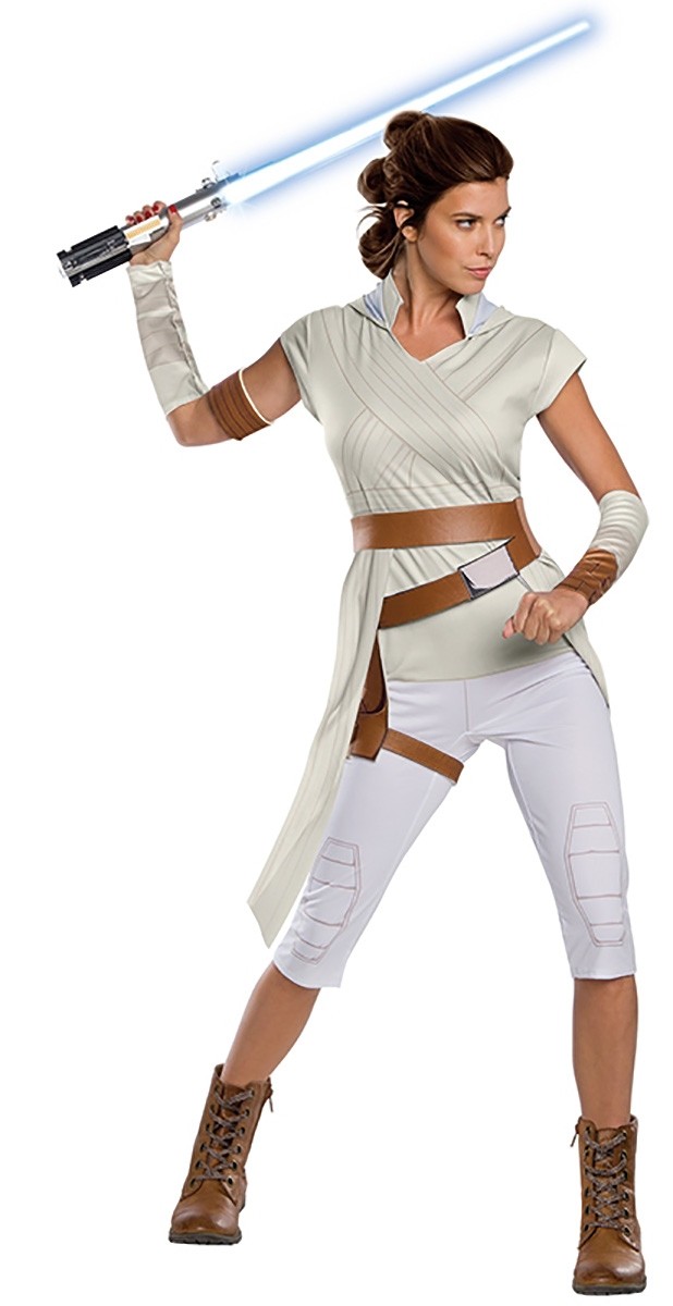 Star Wars license Rey costume for women.
