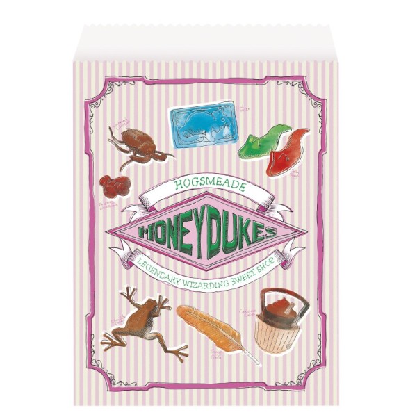 Sacs cadeaux Harry Potter Honeydukes en papier, lot de 8