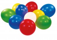 100er Set Luftballons Bunt 18cm