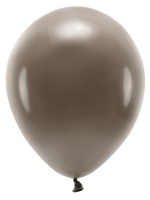 Preview: 100 eco pastel balloons brown 30cm