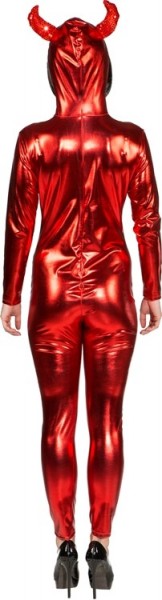 Shiny devil lady kostym för kvinnor 2