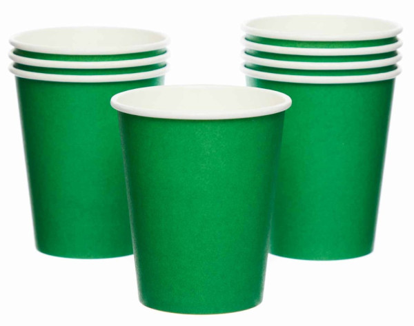 8 vasos de papel Evergreen 227ml