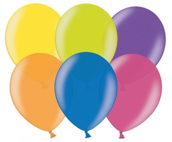 100 Celebration metallic Ballons bunt 29cm