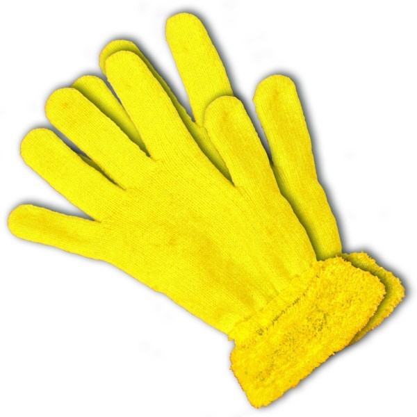Gelbe Neon Handschuhe