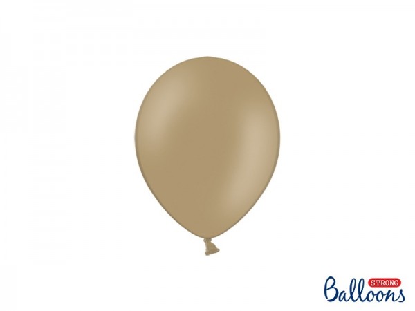 100 Partystar Luftballons cappuccino 12cm