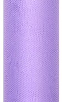 Vorschau: Tüll Stoff Luna violett 20m x 8cm