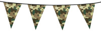 Camouflage wimpel ketting 600cm