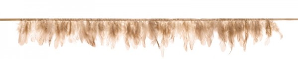 Heaven Blessed feather garland beige 1m