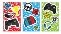 Game On Notizblock Mitgebsel, 3 Designs, Zufallsprinzip