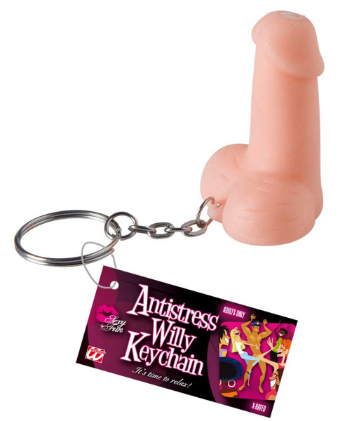 Penis Willy Antistress Keychain