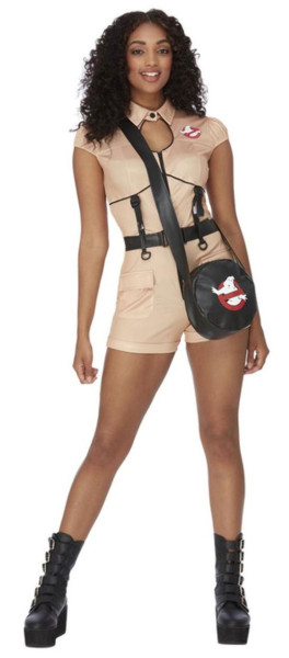 Sexy Overall Ghostbusters Damenkostüm mit Tasche