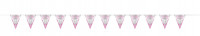 Festive Pink Kommunion Wimpelkette
