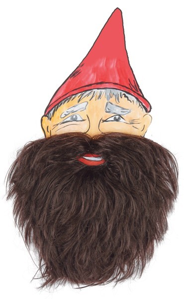 Voluminous dwarf beard in 4 colors 4
