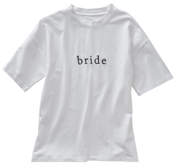 T-shirt Bruid maat M in het wit