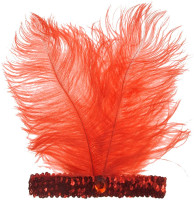Preview: Orange sequin headband