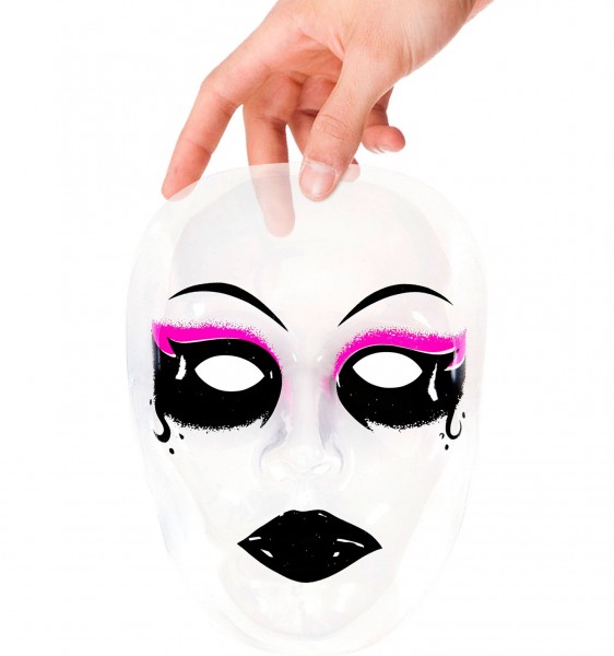 Transparente Lady Melisandre Maske 3