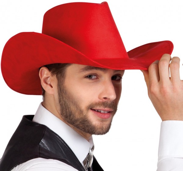 Roter Klassischer Cowboyhut